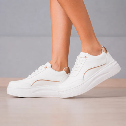 Zapatillas Urbanas Mujer Diest  - Dorado