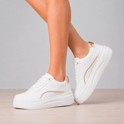 Zapatillas Urbanas Mujer Diest  - Dorado