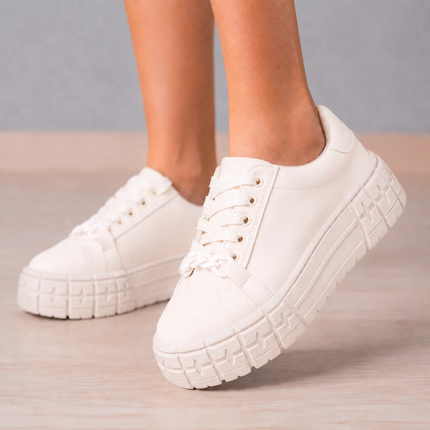 Zapatillas Urbanas Mujer Dublin - Blanco