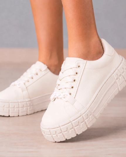 Zapatillas Urbanas Mujer Dublin - Blanco