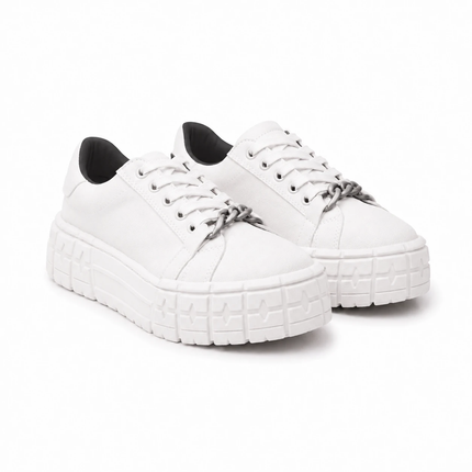 Zapatillas Urbanas Mujer Dublin - Blanco Negro