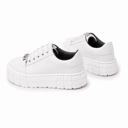 Zapatillas Urbanas Mujer Dublin - Blanco Negro