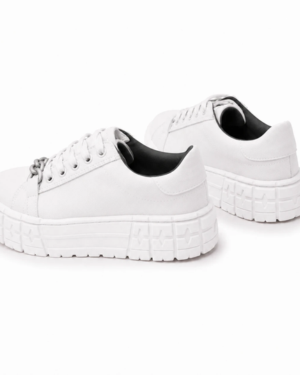 Zapatillas Urbanas Mujer Dublin - Blanco Negro