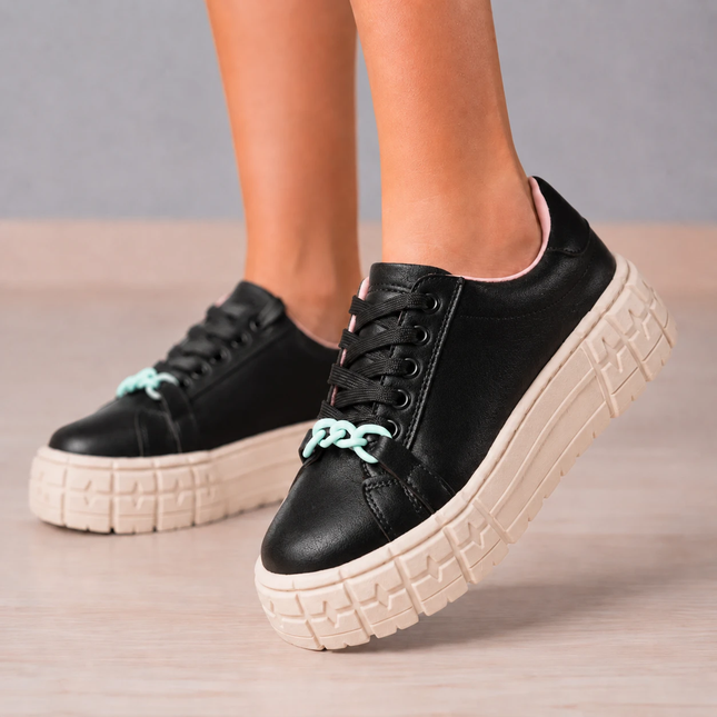 Zapatillas Urbanas Mujer Dublin - Negro
