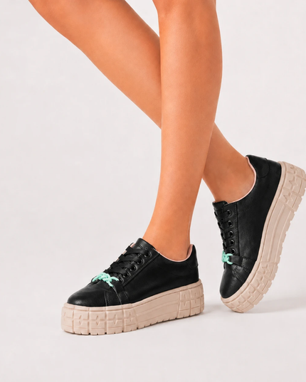 Zapatillas Urbanas Mujer Dublin - Negro