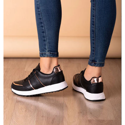 Zapatilla Edessa - Negro