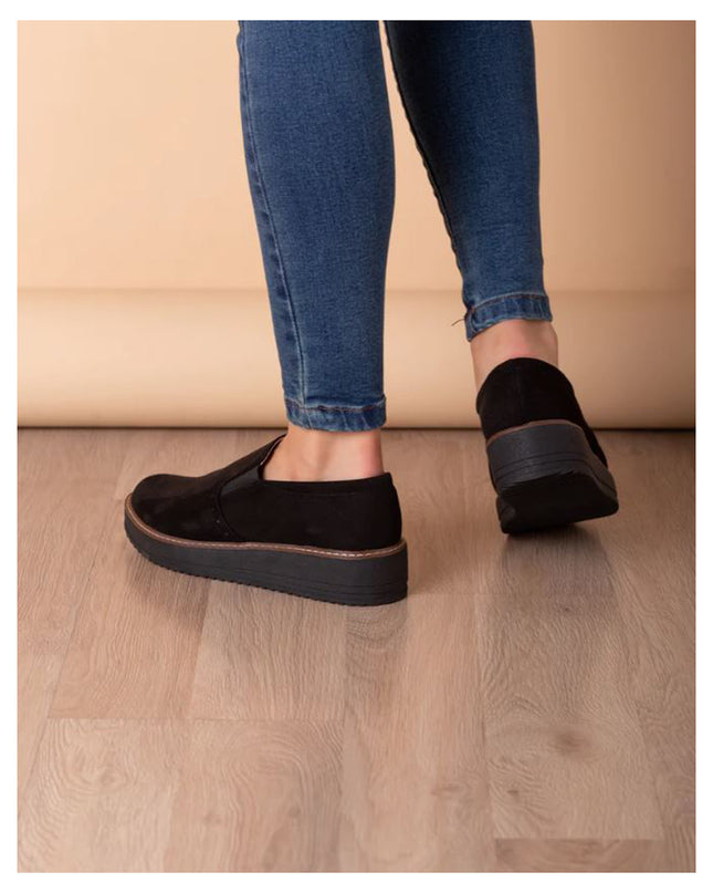 Mocasin Ferrara - Negro Gamuza