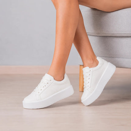 Zapatillas Urbanas Mujer Gante  - Blanco