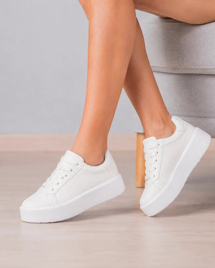 Zapatillas Urbanas Mujer Gante  - Blanco