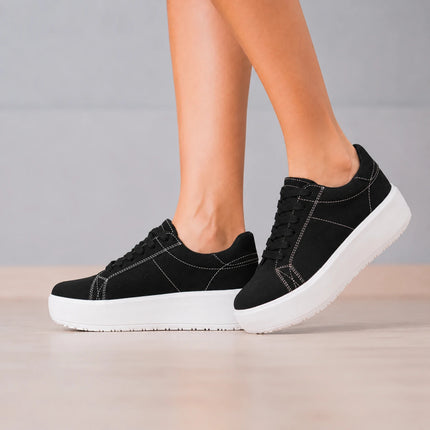Zapatillas Urbanas Mujer  Gante  - Negro