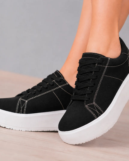 Zapatillas Urbanas Mujer  Gante  - Negro