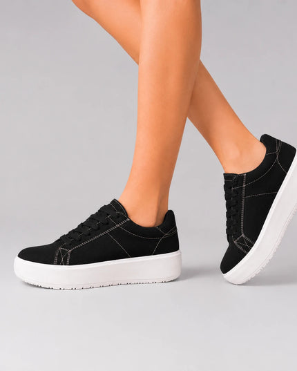 Zapatillas Urbanas Mujer  Gante  - Negro
