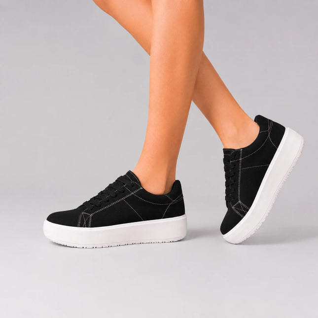 Zapatillas Urbanas Mujer  Gante  - Negro