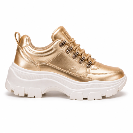 Zapatillas Urbanas Mujer Golden - Dorado