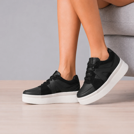 Zapatillas Urbanas Mujer Hamilton - Negro