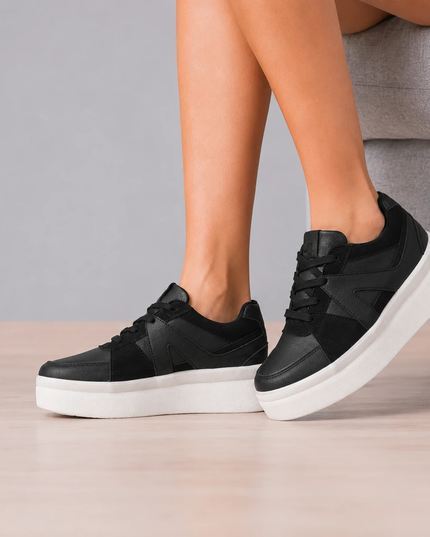 Zapatillas Urbanas Mujer Hamilton - Negro