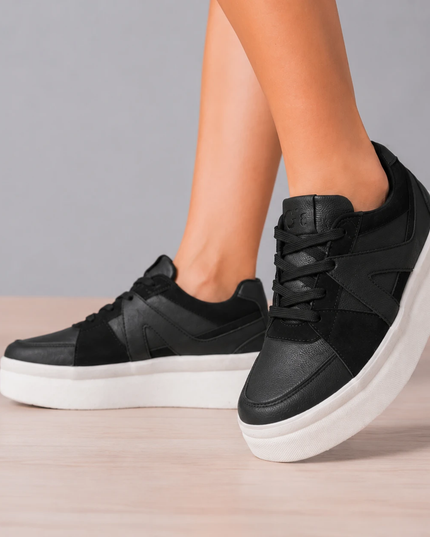 Zapatillas Urbanas Mujer Hamilton - Negro