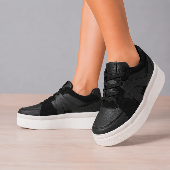 Zapatillas Urbanas Mujer Hamilton - Negro