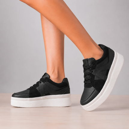 Zapatillas Urbanas Mujer Hamilton - Negro