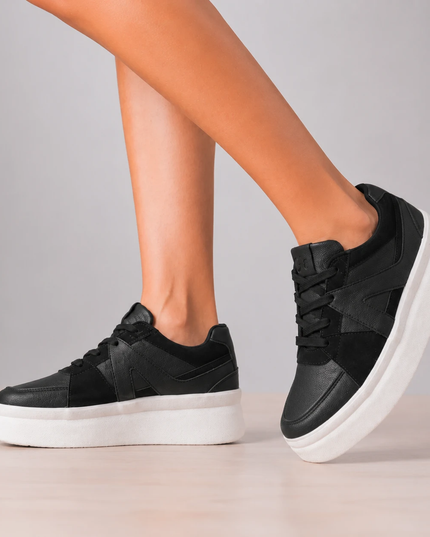 Zapatillas Urbanas Mujer Hamilton - Negro