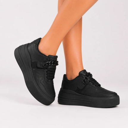 Zapatillas Urbanas Mujer Helsinki - Negro
