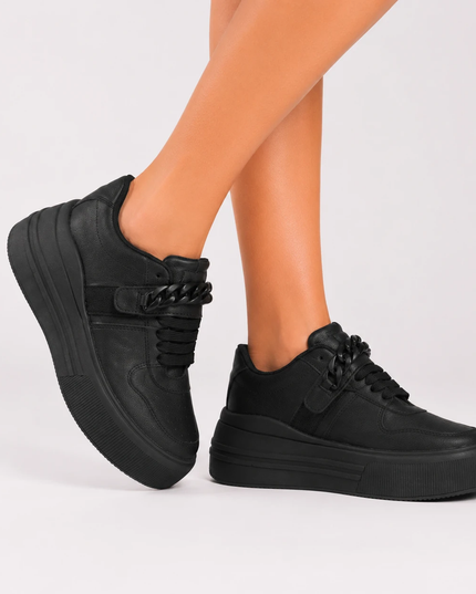 Zapatillas Urbanas Mujer Helsinki - Negro
