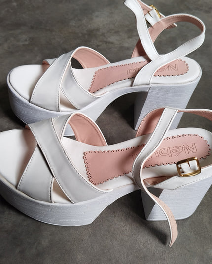 Sandalias Queens - Blanco (Yayita)