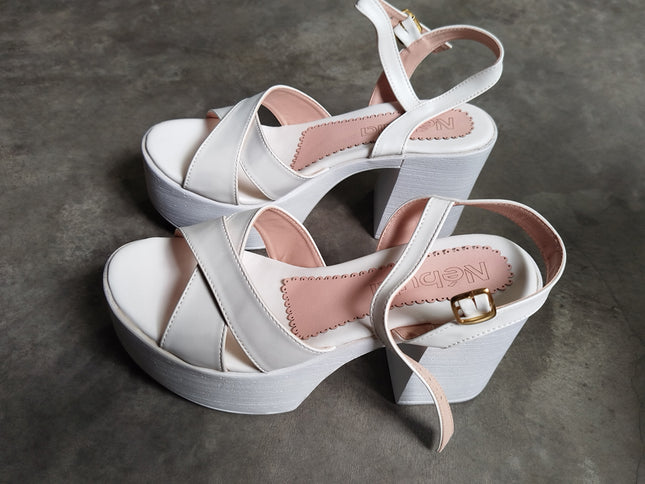 Sandalias Queens - Blanco (Yayita)