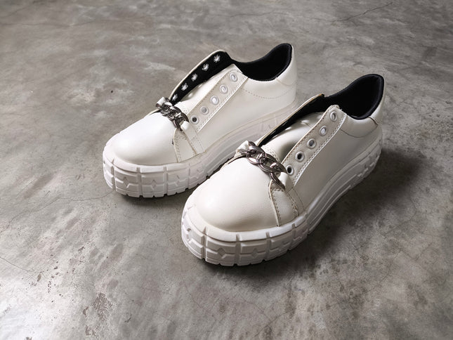 Zapatilla Dublin - Blanco Negro (Yayita)