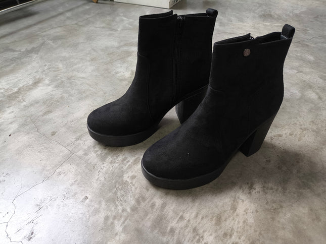 Botines Coffs - Negro Gamuza (Yayita)