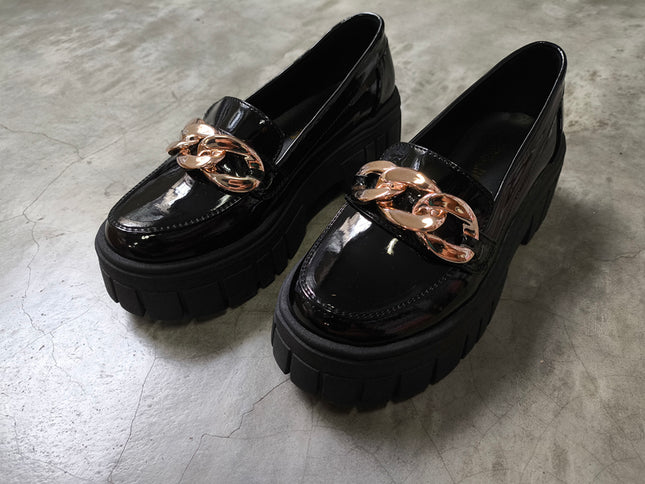 Mocasin Antalya 2 - Negro Charol (Yayita)