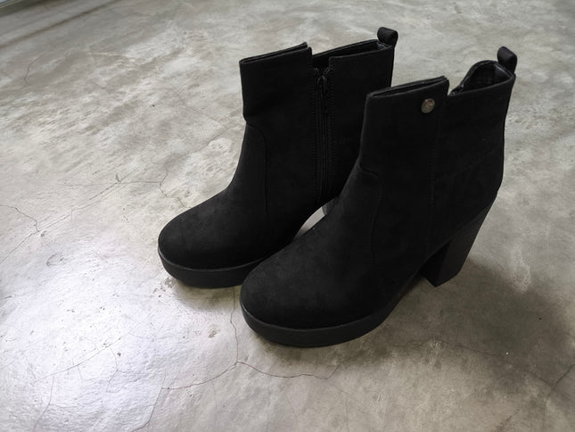 Botines Coffs - Negro Gamuza (Yayita)