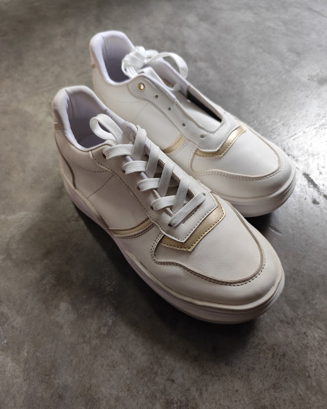 Zapatilla San Blas - Blanco Dorado (Yayita)