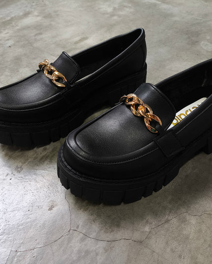 Mocasin Antalya - Negro Cuero  (Yayita)