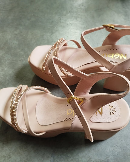 Sandalias Kris - Nude (Yayita)