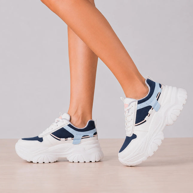 Zapatillas Urbanas Mujer Jerez - Celeste