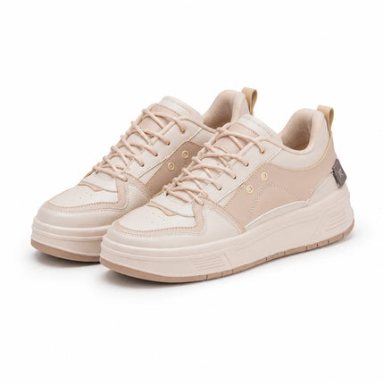 Zapatillas Urbanas Mujer Jikky - Beige