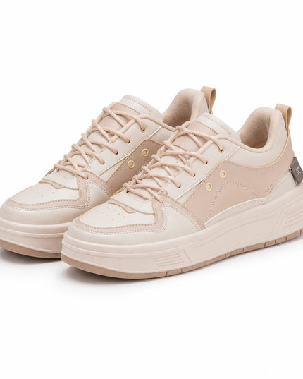Zapatillas Urbanas Mujer Jikky - Beige