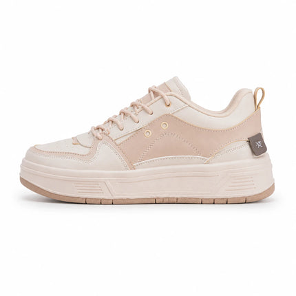 Zapatillas Urbanas Mujer Jikky - Beige