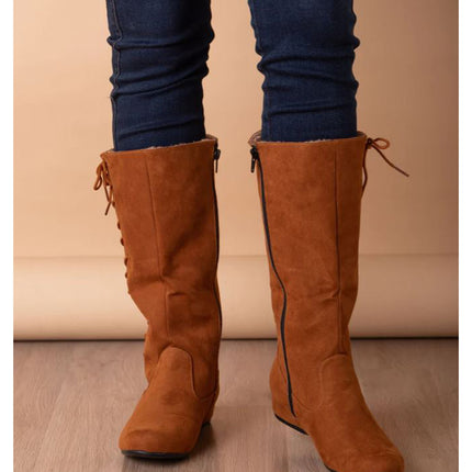 Botas Mujer Karratha - Camel Gamuza