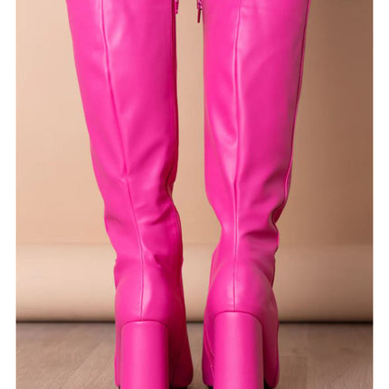 Botas Mujer Kendall - Fucsia