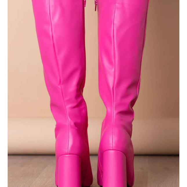 Botas Mujer Kendall - Fucsia