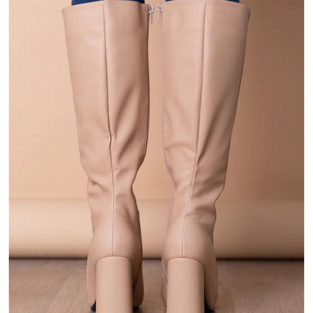 Botas Mujer Kendall - Nude