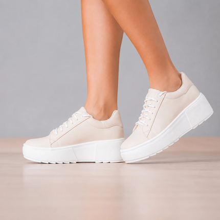Zapatillas Urbanas Mujer Kioto - Perla