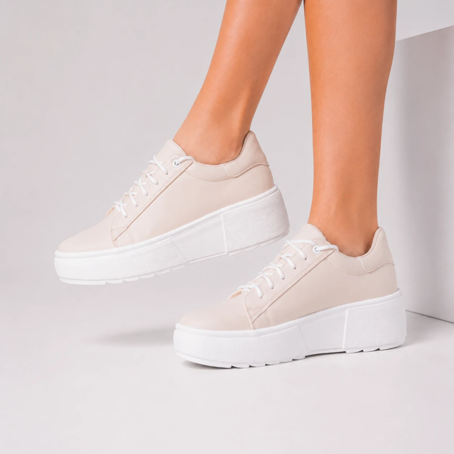 Zapatillas Urbanas Mujer Kioto - Perla