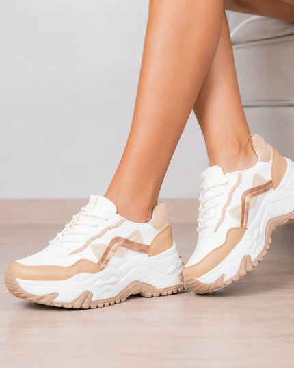 Zapatillas Urbanas Mujer Kitty - Beige