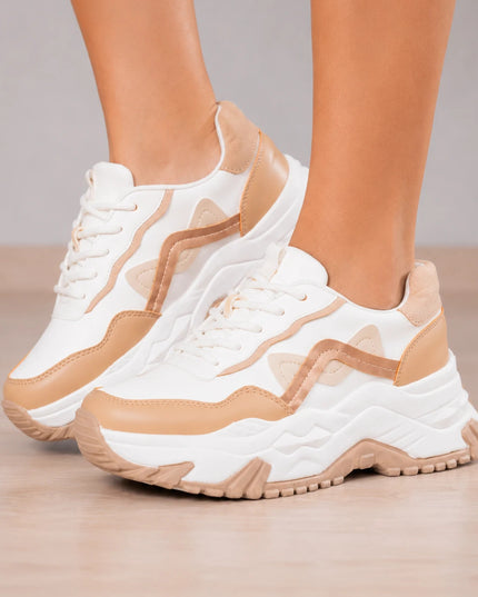 Zapatillas Urbanas Mujer Kitty - Beige
