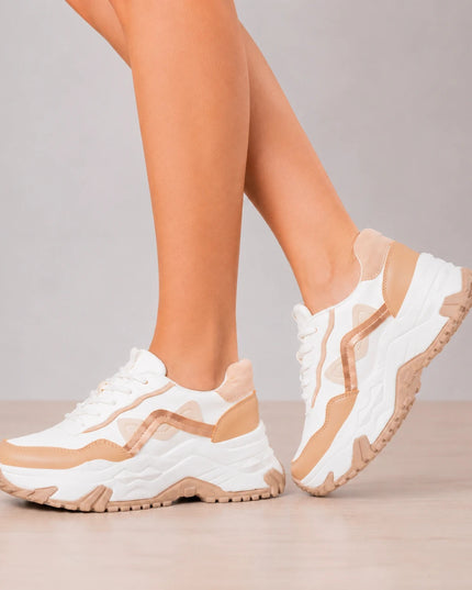 Zapatillas Urbanas Mujer Kitty - Beige