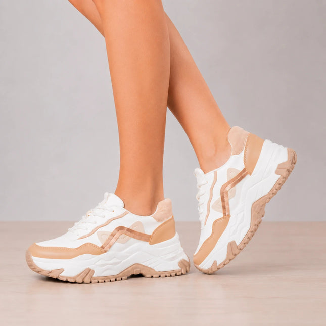 Zapatillas Urbanas Mujer Kitty - Beige