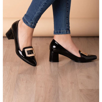 Stilettos Kozani - Negro Charol